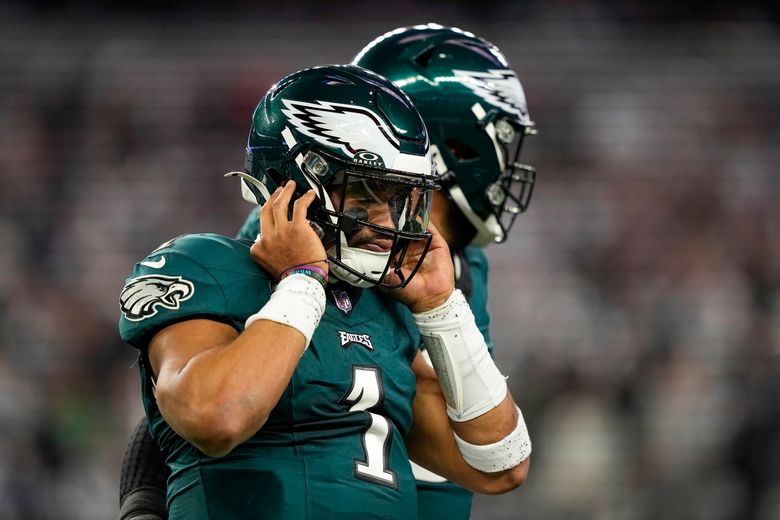 Eagles' Jalen Hurts questionable for Monday night vs Seahawks because of  illness, AP source says | The Seattle Times