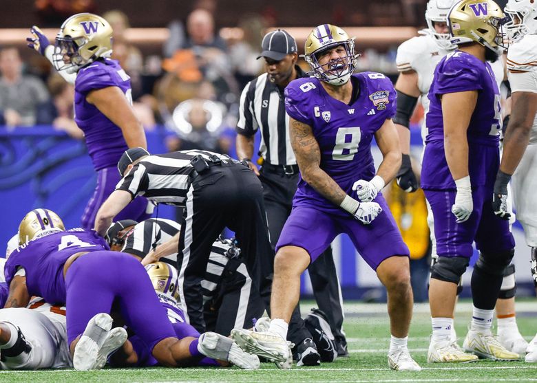 Washington edge rusher Bralen Trice joins teammates in declaring for NFL  draft | The Seattle Times