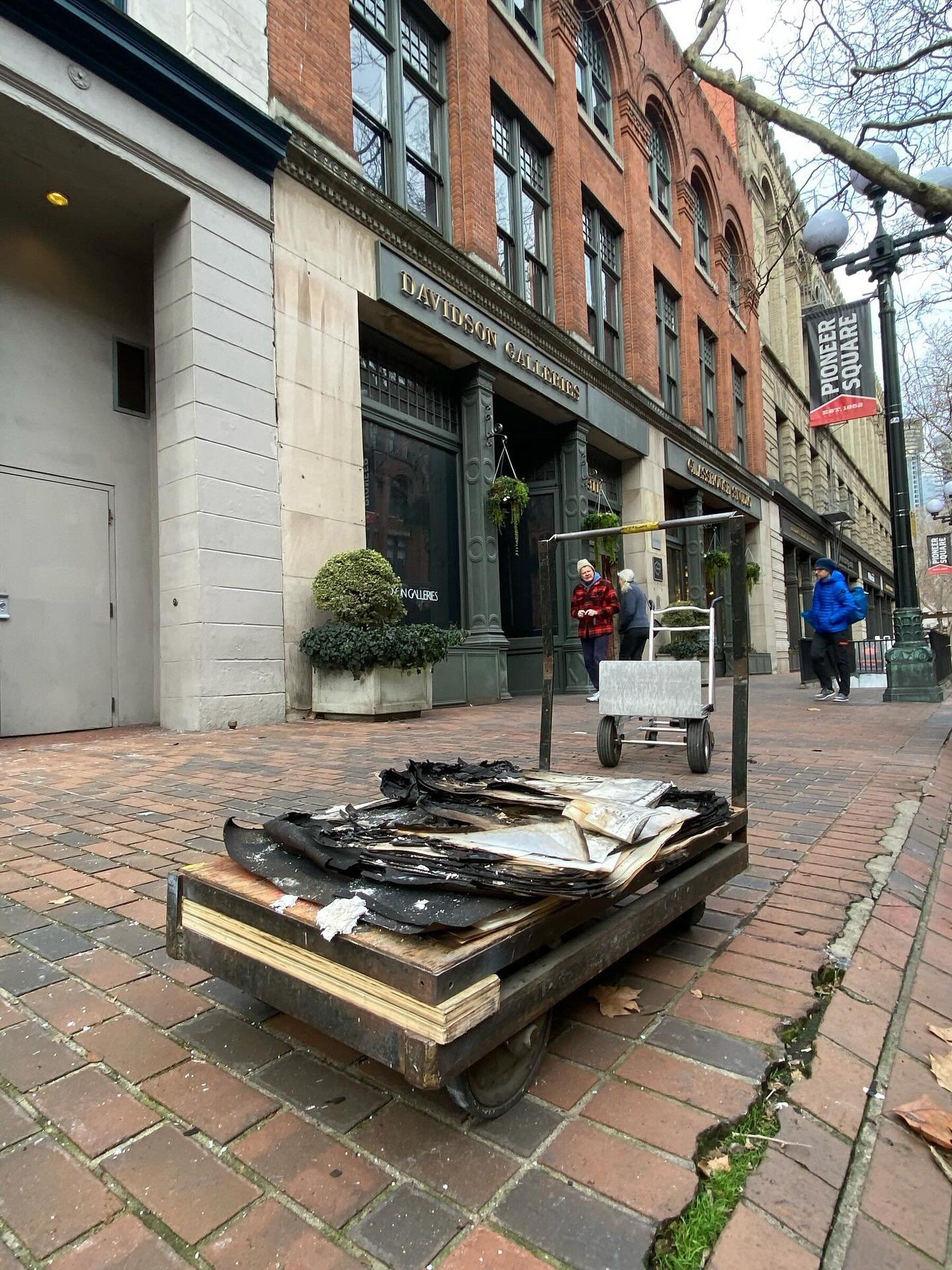 Fire at Pioneer Square art gallery damages works by Picasso