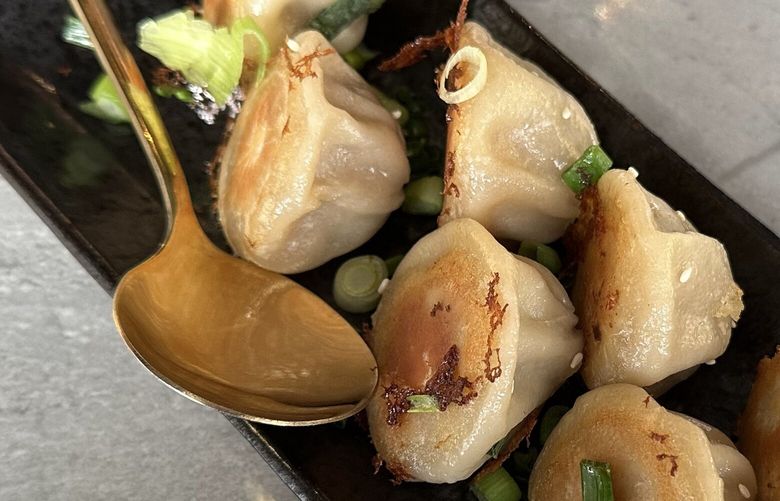 With a crisp cornstarch collar circling the bottoms of soup dumplings, the pan-fried mini dumplings at Supreme Dumplings is the perfect combination of tender and crunchy.