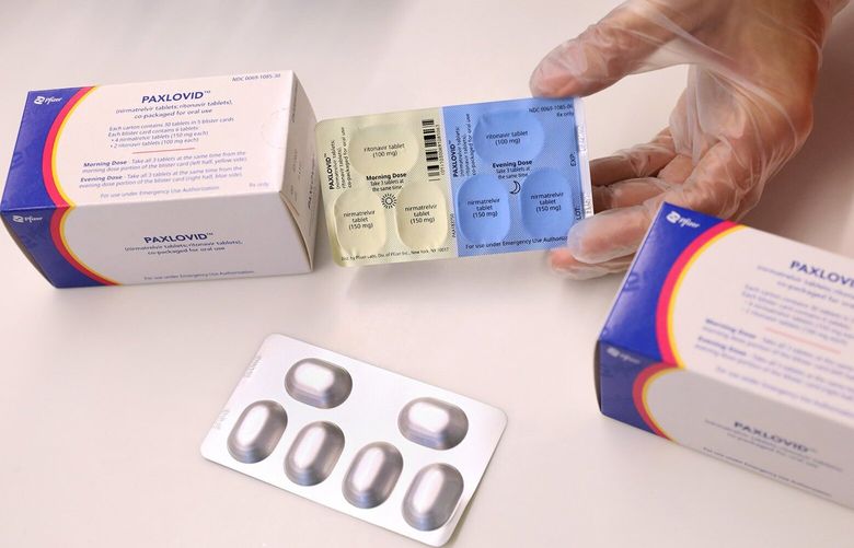 Paxlovid is an oral treatment for COVID-19. (Chris Sweda/Chicago Tribune/TNS) 62584768W