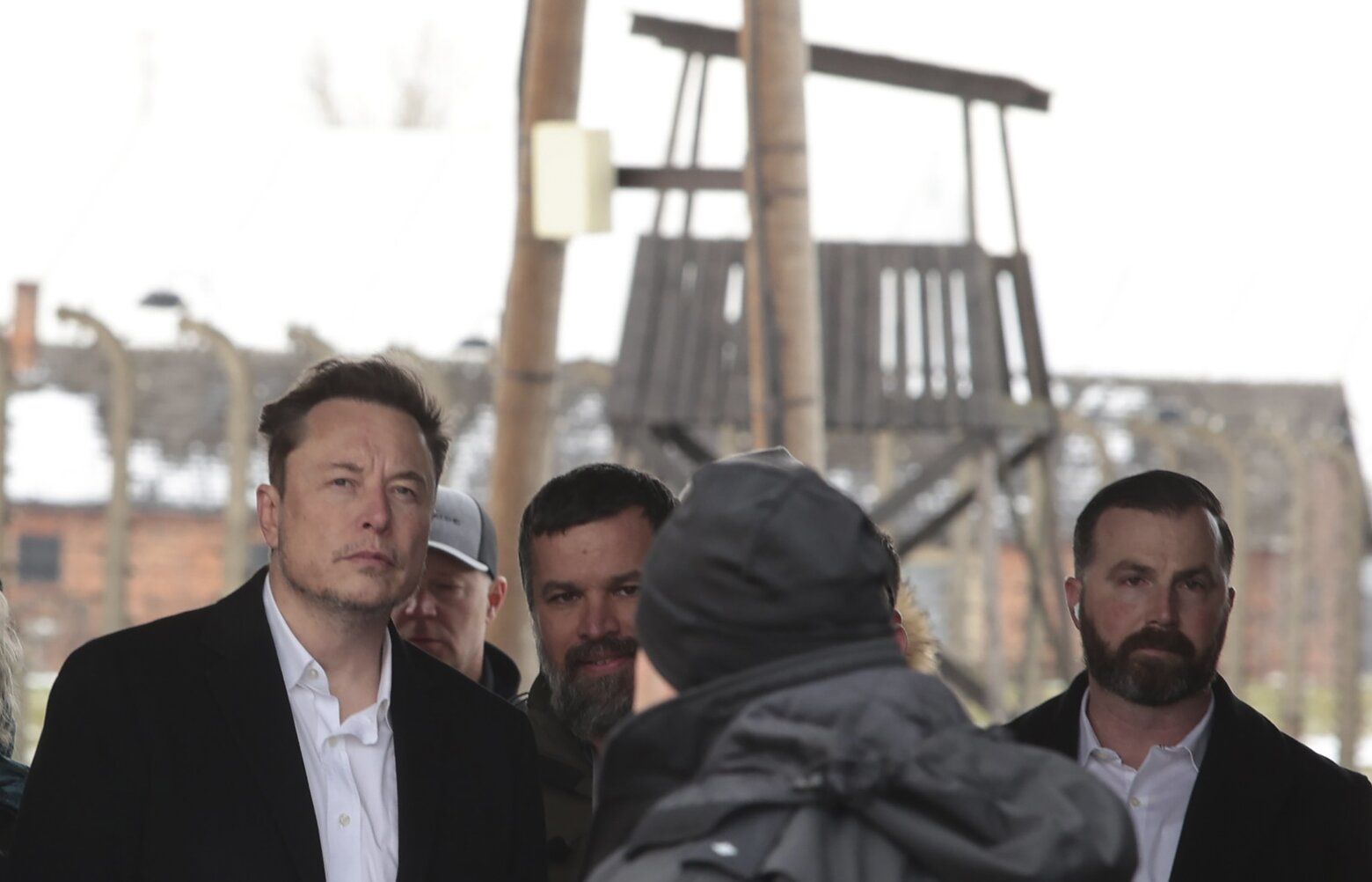 Elon Musk Visits Auschwitz After Uproar Over Antisemitic Messages On X ...