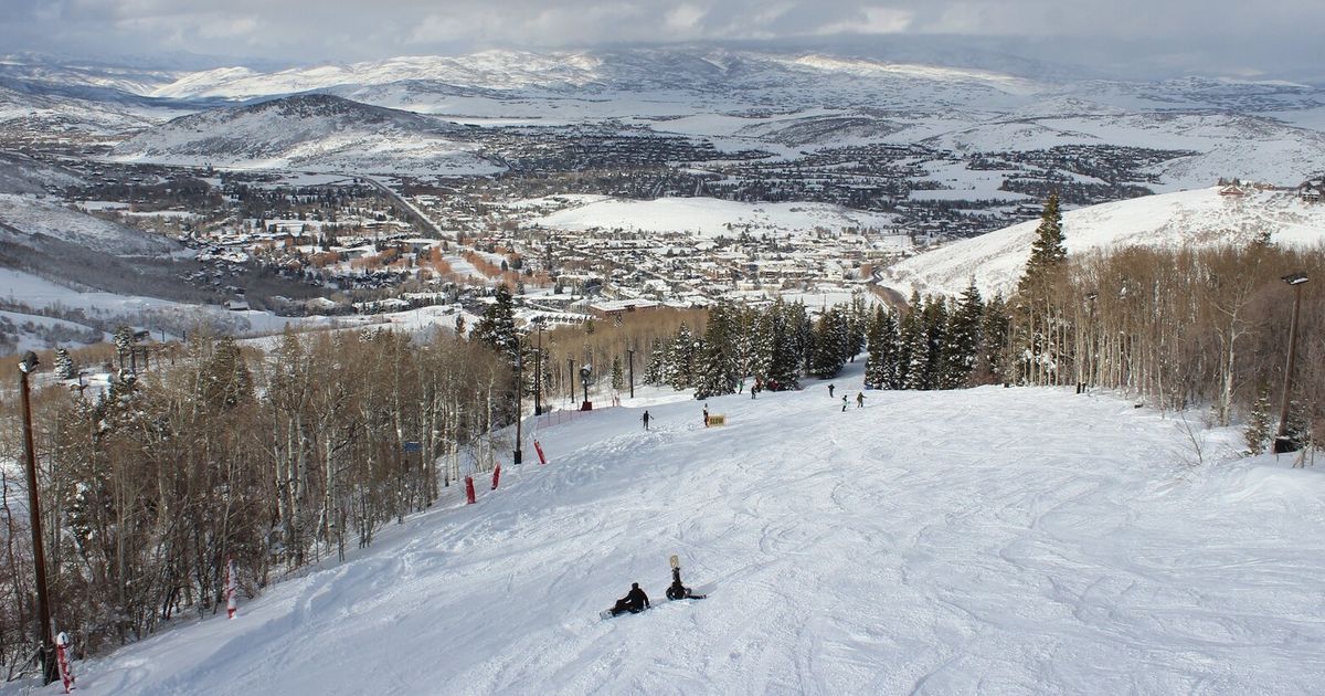 What a true ski city looks like from downtown to chairlift in Salt