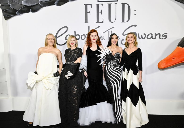 Stars of 'Feud: Capote Vs. the Swans' coordinated their premiere looks |  The Seattle Times