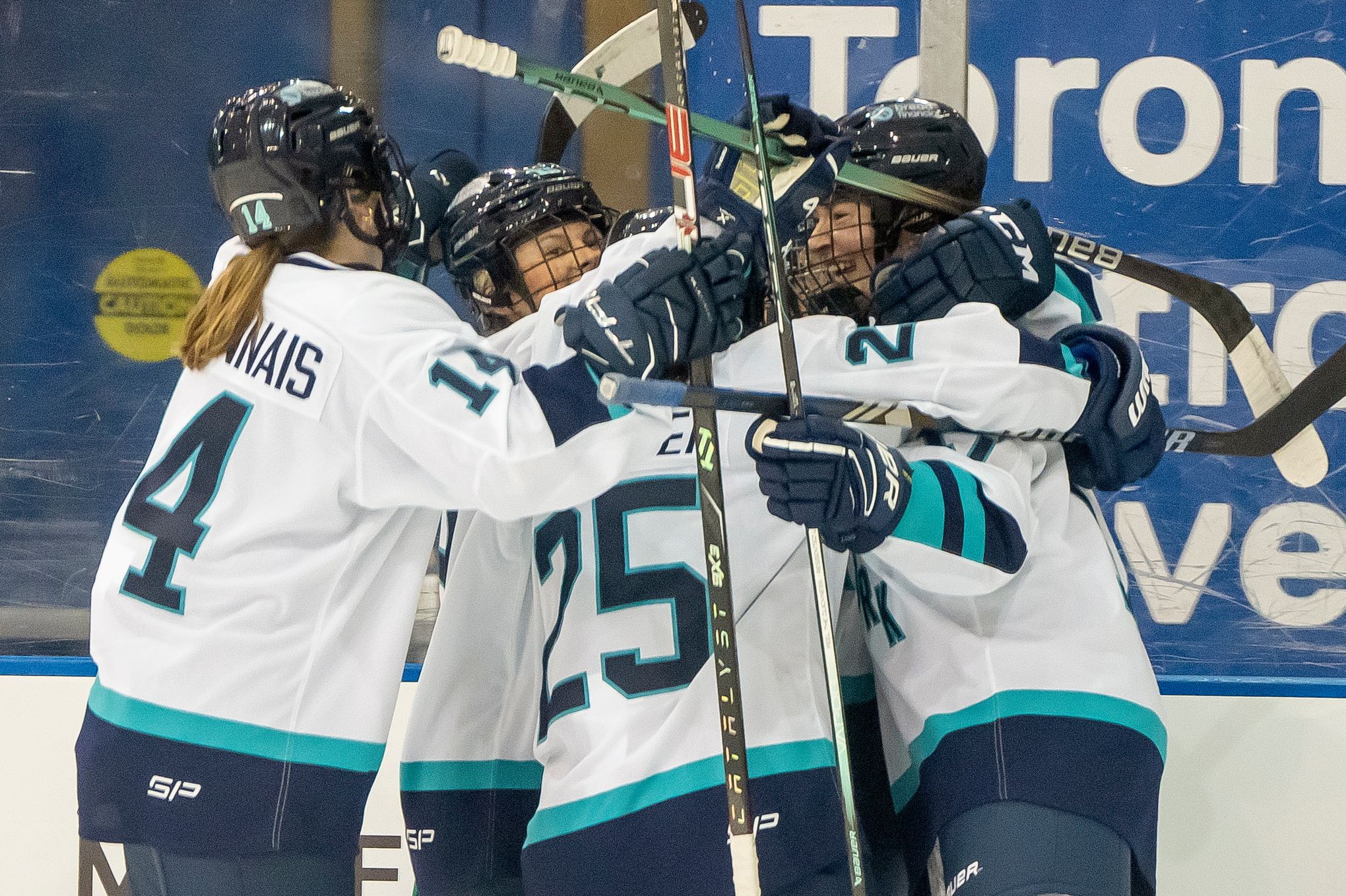 History made. A new era of women's hockey starts today. Tune in at 12:30 ET  to see New York and Toronto drop the puck on the inaugural @