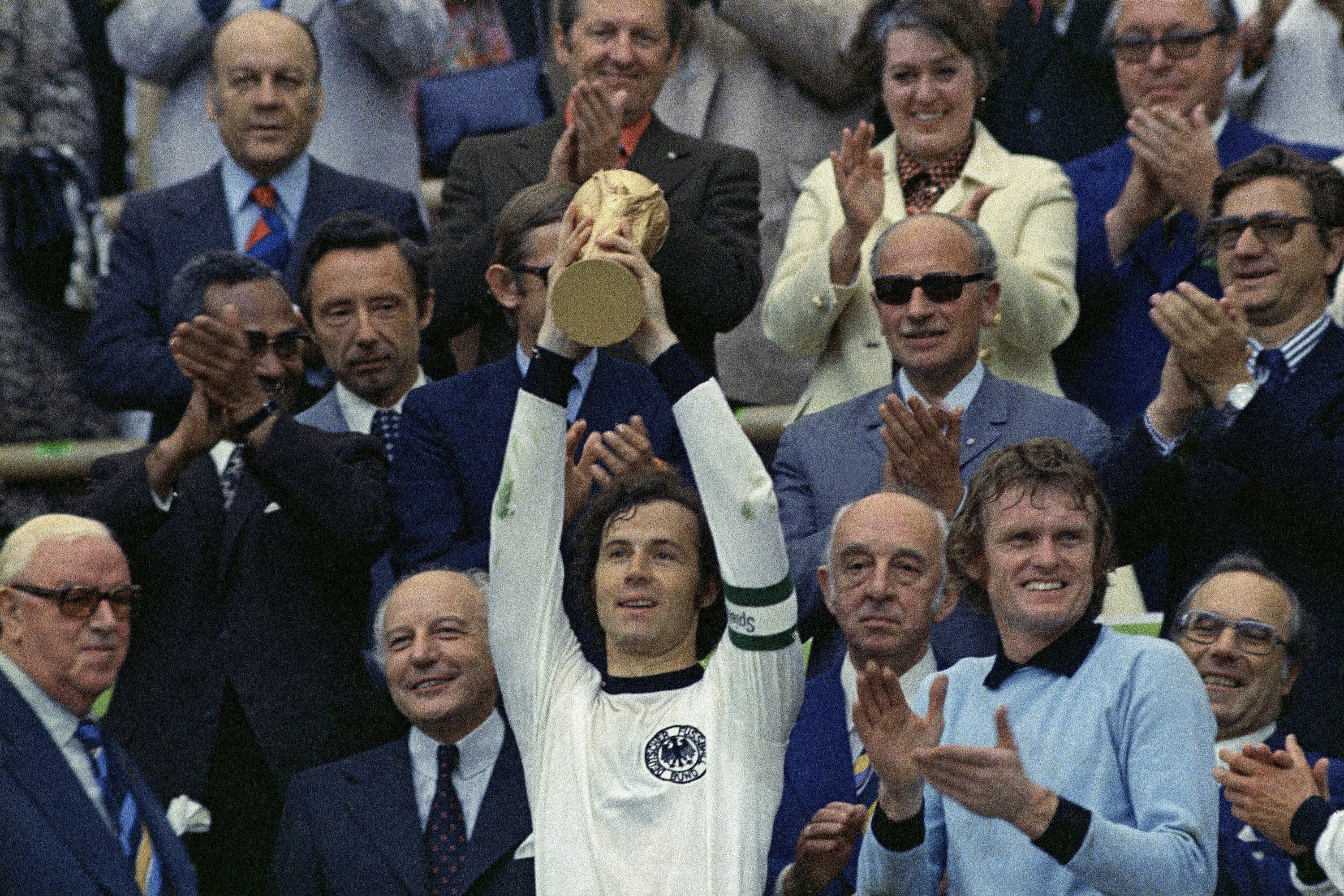 Franz Beckenbauer, who won the World Cup both as player and coach