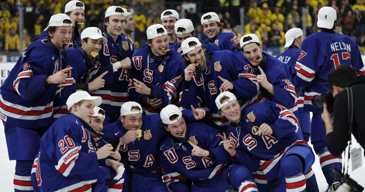 US beats Sweden 62 to win gold in the world junior championship The
