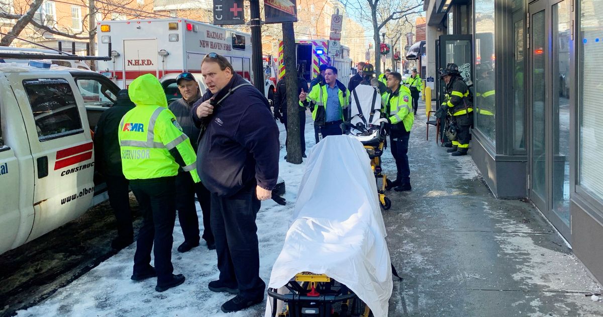 14 workers, including some renovating a Yale building, hospitalized for