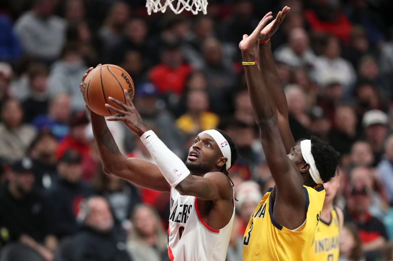 Grant scores 37 points and Trail Blazers down Pacers 118-115 to 