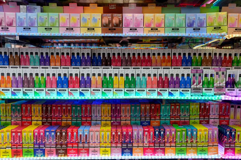 The UK will ban disposable vapes and curb candy-flavored e-cigarettes that attract children under 18 | The Seattle Times The UK will ban disposable vapes and curb candy-flavored e-cigarettes that attract children under 18 | The Seattle Times
