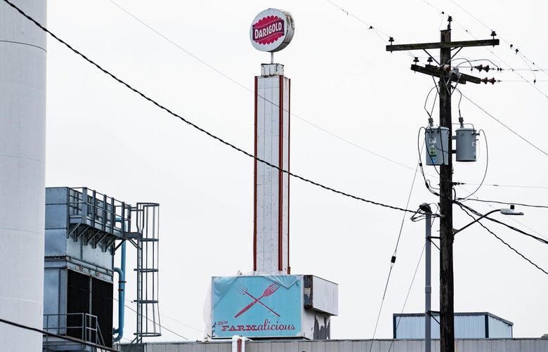 FILE – The Darigold plant in Portland, Ore., Dec. 4, 2023. Darigold processes milk from Northwest dairy farms where children were found to be working in violation of labor laws. (Ruth Fremson/The New York Times) XNYT0163 XNYT0163
