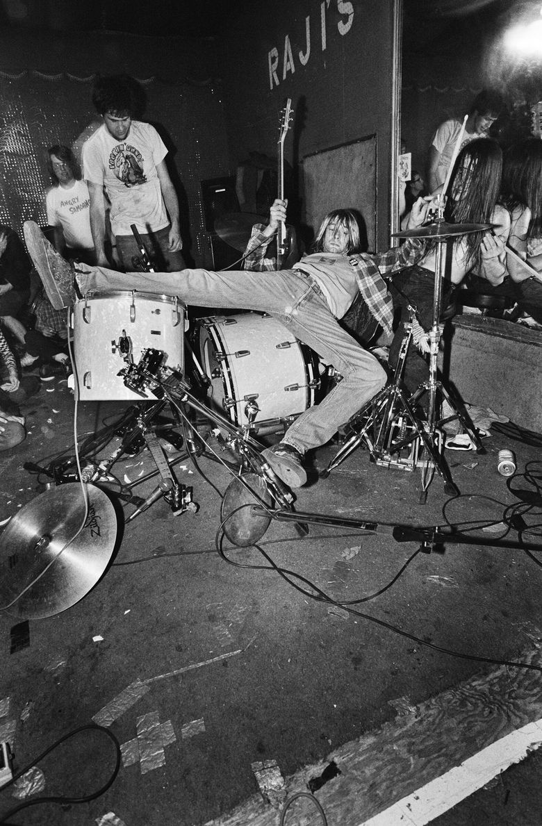 NIRVANA 勇ん ポスター フレーム付き Charles Peterson