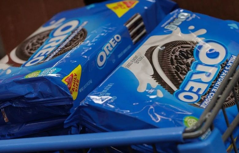 Oreo cookies at a Walmart store in Fort Worth, Texas, US, on Friday, Sept. 22, 2023. After conducting a successful trial, Walmart Inc. recently announced plans to expand samples to more than 1,000 locations as more retailers are discovering that samples provide something digital marketing can’t, a chance for shoppers to try products before buying them.