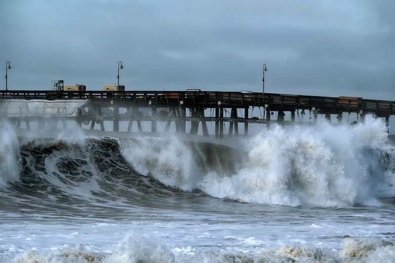 Pineapple Expresses' and rising seas are battering California's piers,  threatening iconic landmarks | The Seattle Times