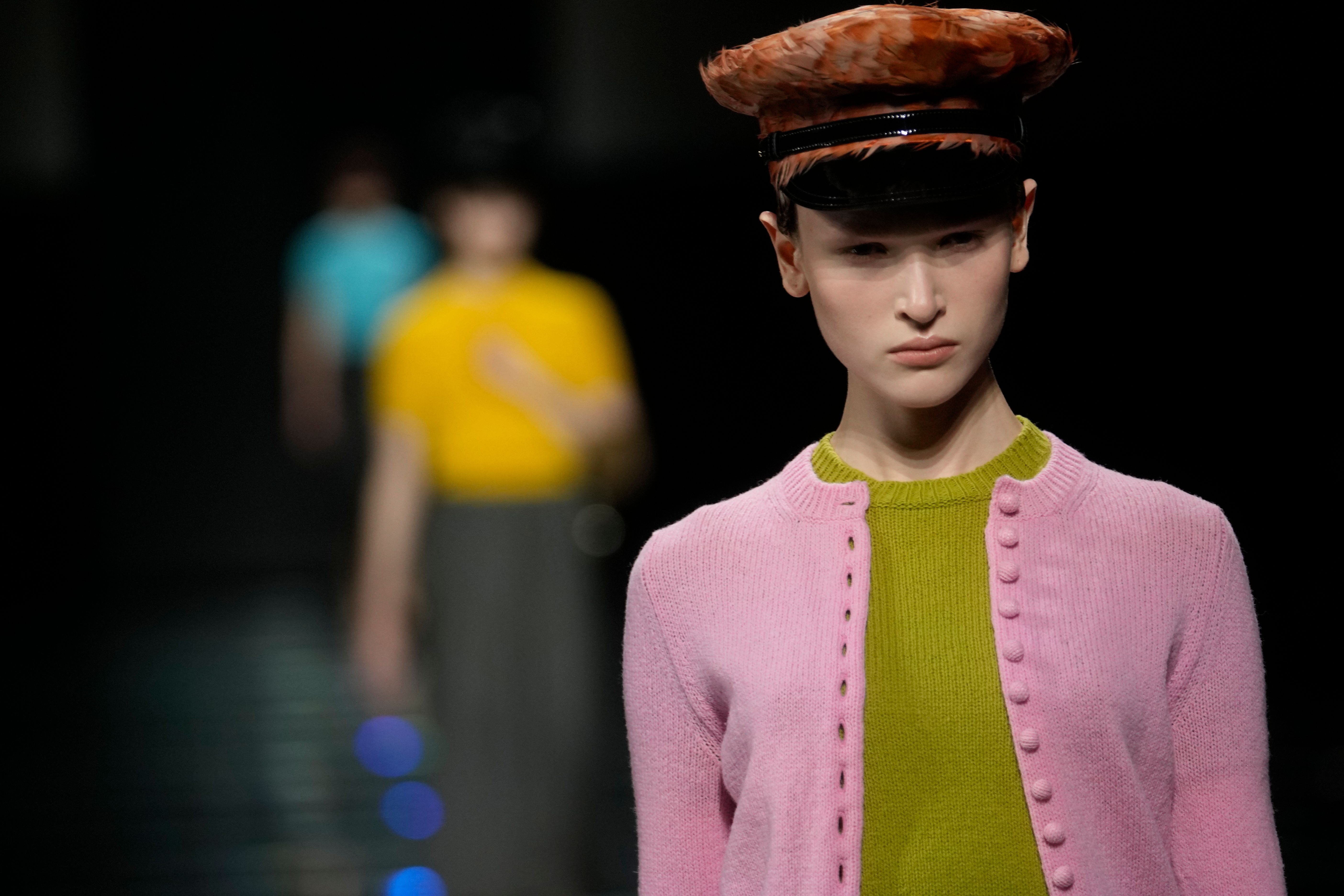 Prada gives new meaning to bows and aprons historic elements of