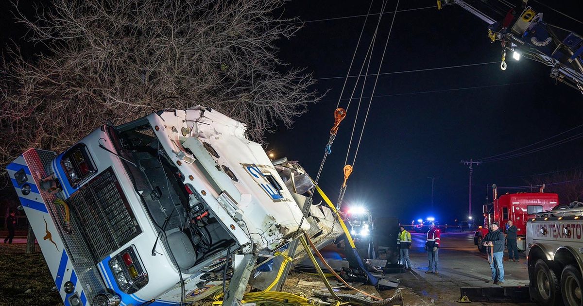 Texas firefighter critically injured and 3 others hurt after firetruck