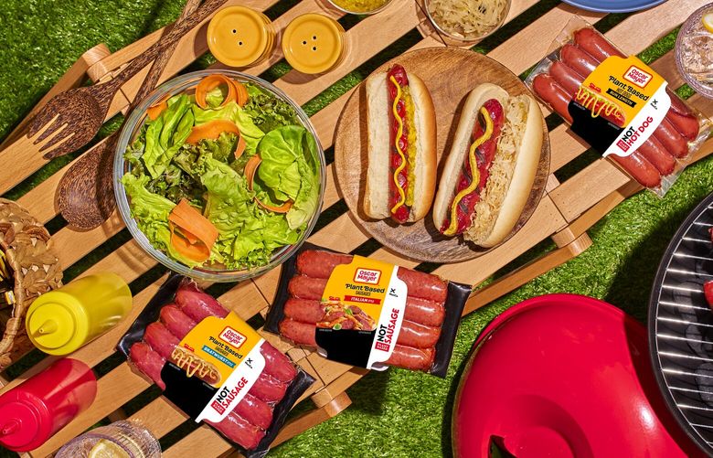 Oscar Mayer on Wednesday unveiled it’s line of vegan hotdogs and sausages, marketed as NotHotDogs and NotSausages.