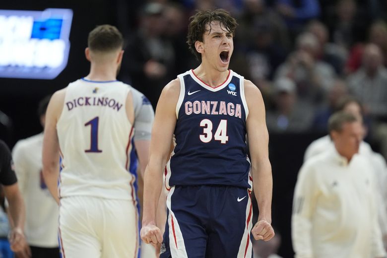 In March Madness, Gonzaga plays near-perfect 2nd half to dispatch Kansas  89-68