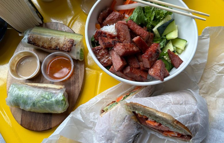 Mount Vernon’s Ca Phe Song specializes in banh mi, spring rolls and bun bowls. They also serve pho on Fridays.