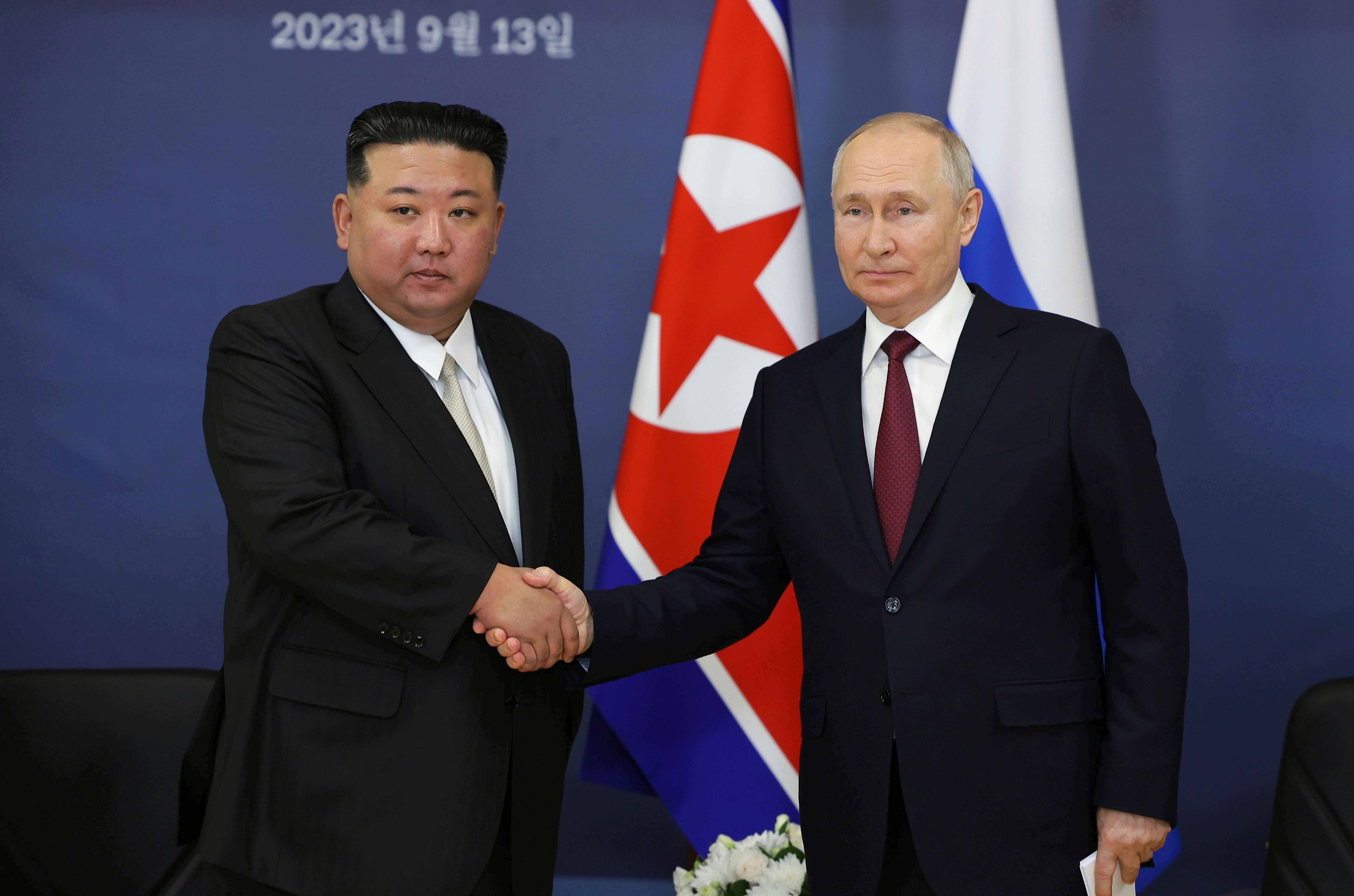 North Korea's Kim enjoys a Russian luxury limousine gifted by