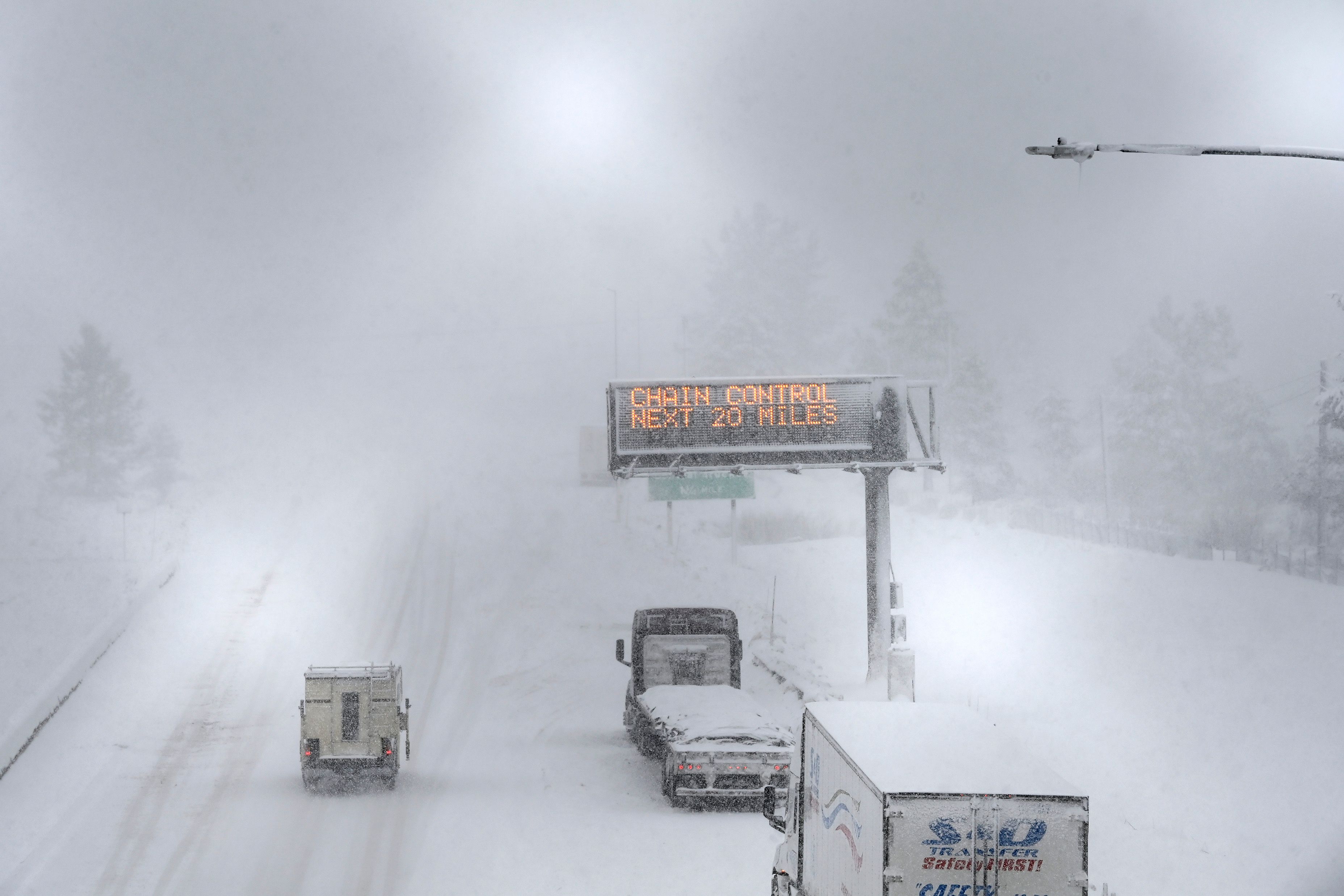 Stretch Of I-80 Shut Down As Monster Blizzard Dumps Snow On Mountains ...