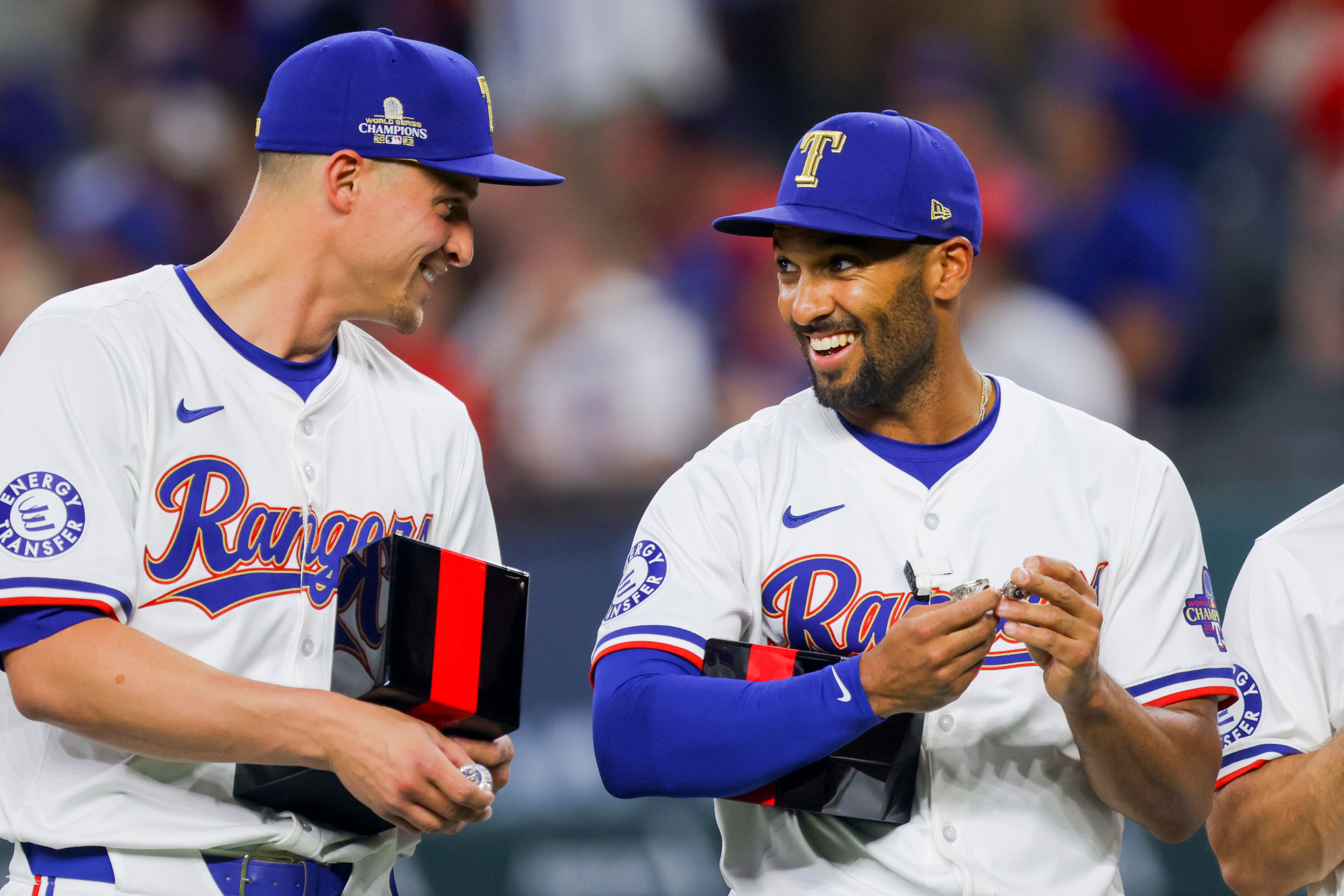 The Texas Rangers have finished the celebration by getting their World  Series rings | The Seattle Times