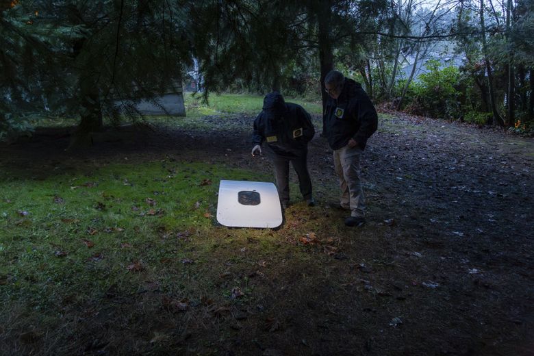 The door plug that blew off Alaska Airlines Flight 1282 on  Jan. 5 landed in a Portland backyard. The incident, seen as emblematic of a long decline in Boeing standards, triggered an intense backlash against Boeing from the public, Congress and regulators. (National Transportation Safety Board) 