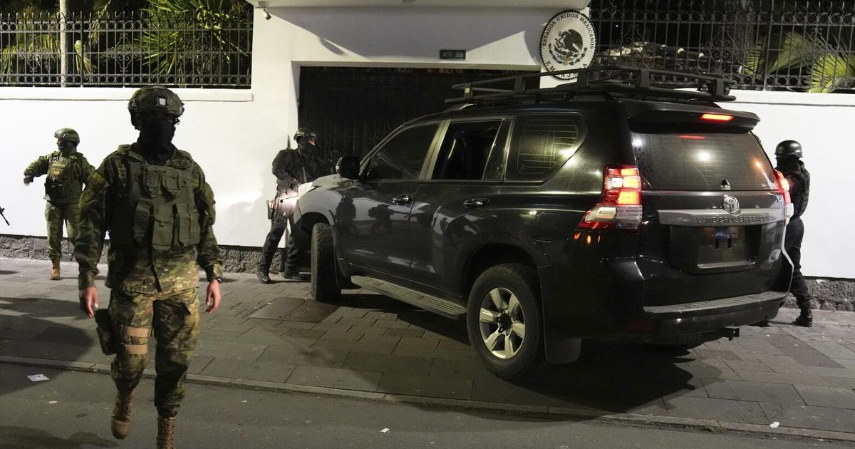 Ecuadorian police broke into Mexicoâ€™s embassy, sparking outrage. Why is this such a big deal?