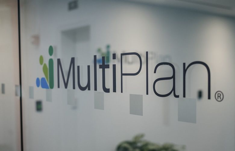 The offices of MultiPlan, a data analytics firm that provides services for various medical insurance companies, in New York on April 1, 2024. As medical practices owned by private equity firms fuel overbilling, a payment tool also backed by such investors helps insurers boost their profits. (José A. Alvarado Jr./The New York Times)