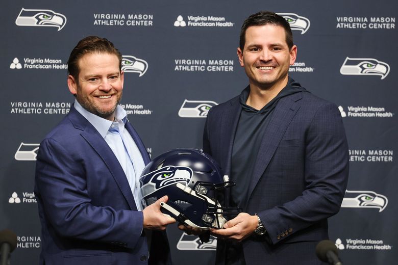 Seahawks adjusting to fewer basketball hoops, new coach in Mike Macdonald