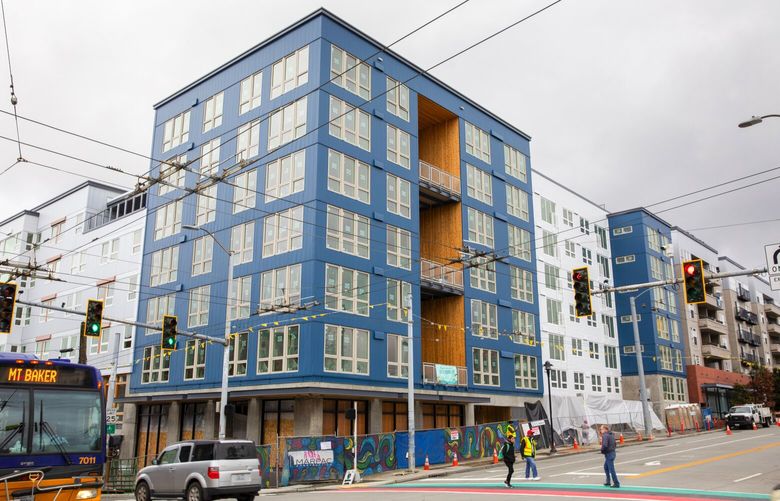 Judkins Junction, an affordable housing project located at Jackson St. and 23rd Ave. South in Seattle, February 1, 2020. 212873