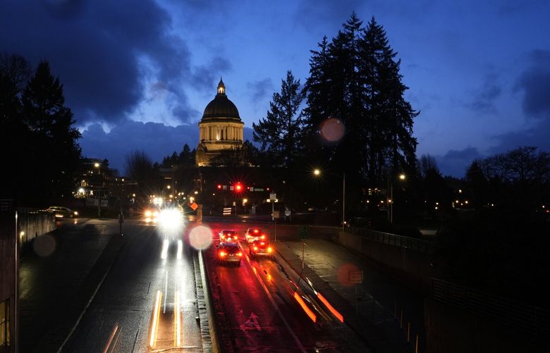 The Washington state Capitol building in Olympia. (Lindsey Wasson / AP)