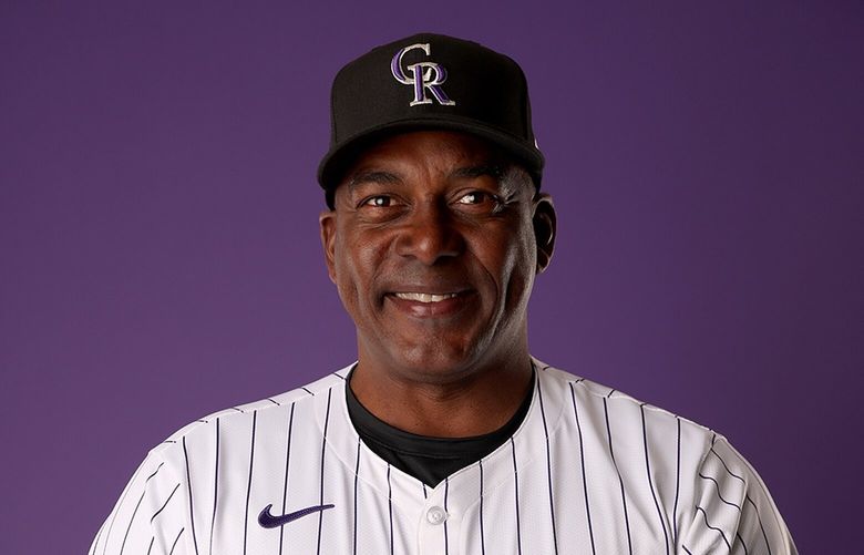 Hitting coach Hensley Meulens of the Colorado Rockies poses for a portrait during photo day at Salt River Fields at Talking Stick on Feb. 22, 2024, in Scottsdale, Arizona. (Steph Chambers/Getty Images/TNS)
