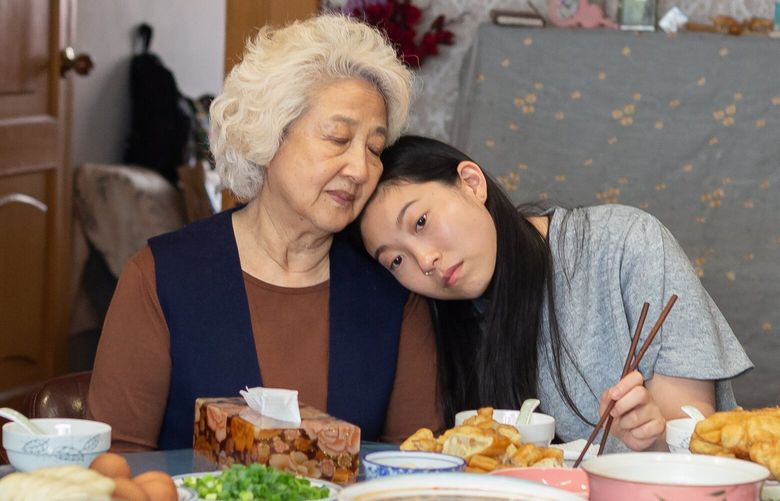 Zhao Shuzhen and Awkwafina in “The Farewell.”