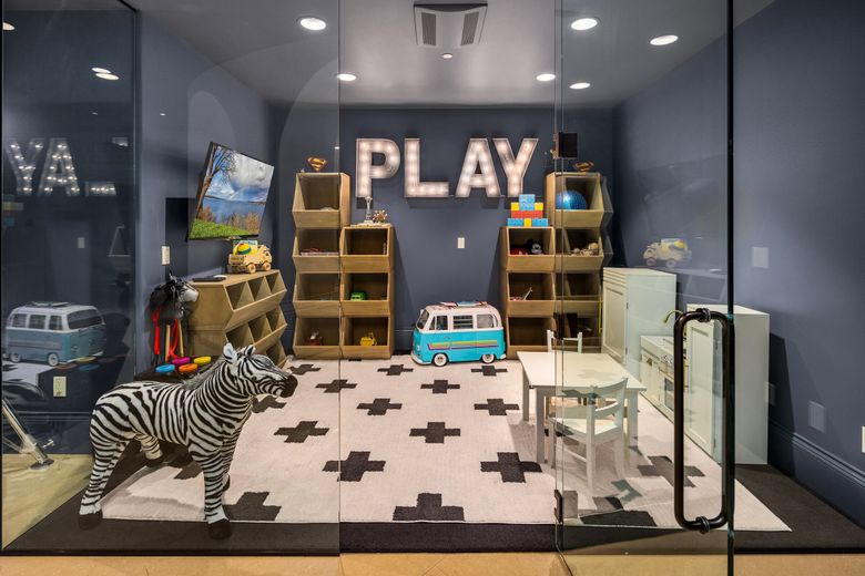 Russell Wilson and Ciara&#8217;s Bellevue mansion includes  children&#8217;s’ play areas. (Andrew Webb / Clarity NW)
