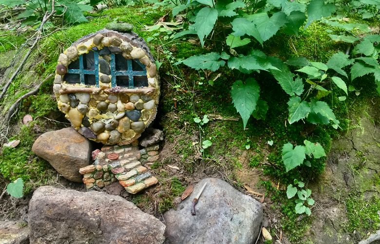 This mini dwelling created by Therese Ojibway is perfect for a fairy or hobbit. (Courtesy of Therese Ojibway)
