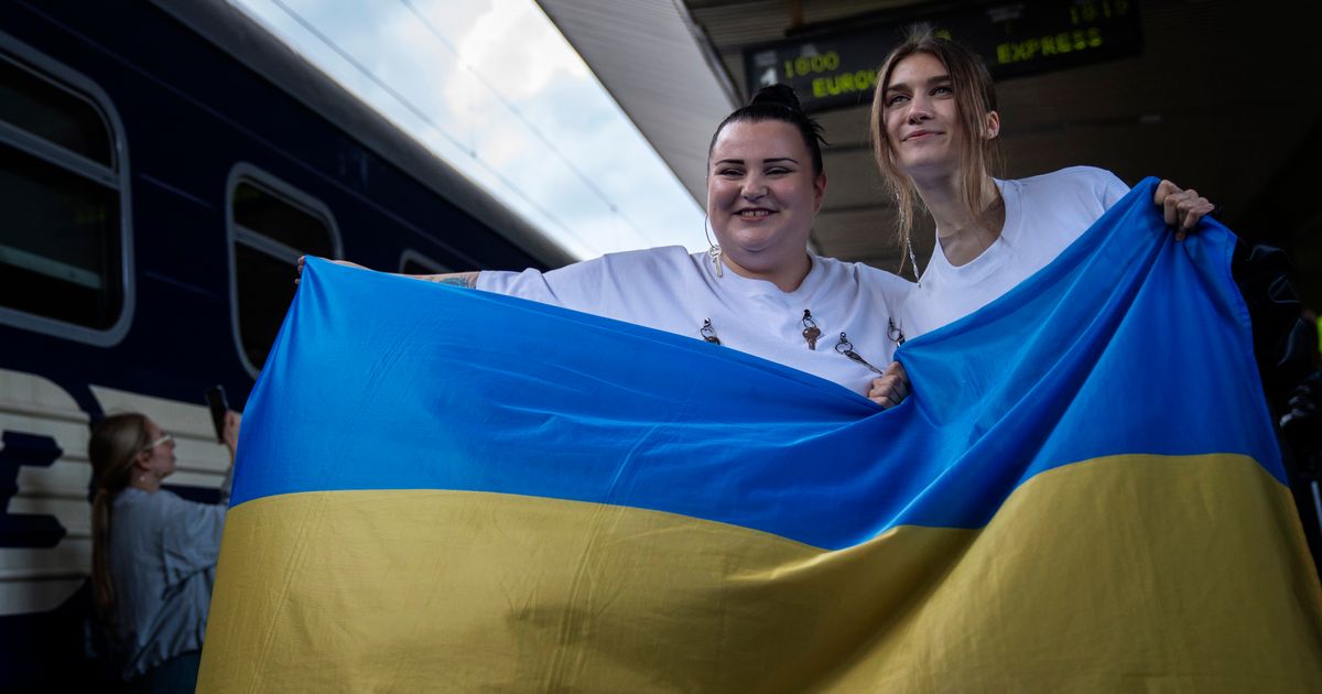 Ukrainian duo heads to the Eurovision Song Contest with a message: We’re still here