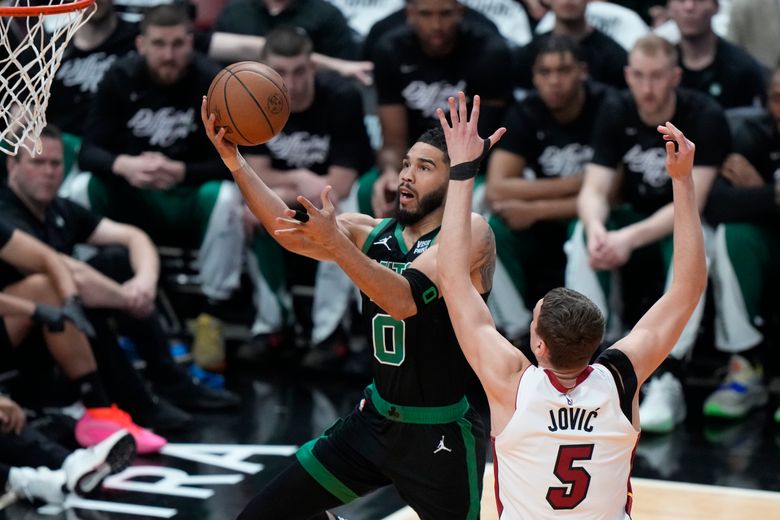 Celtics lead wire-to-wire in Miami, roll past Heat 104-84 for 2-1 lead in  East series | The Seattle Times