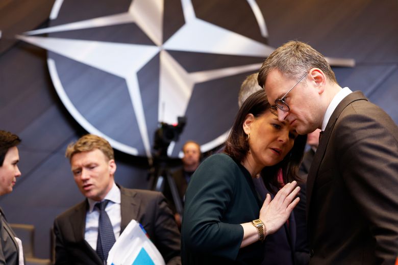 NATO marks its 75th birthday as Russia's war in Ukraine gnaws at its unity  | The Seattle Times