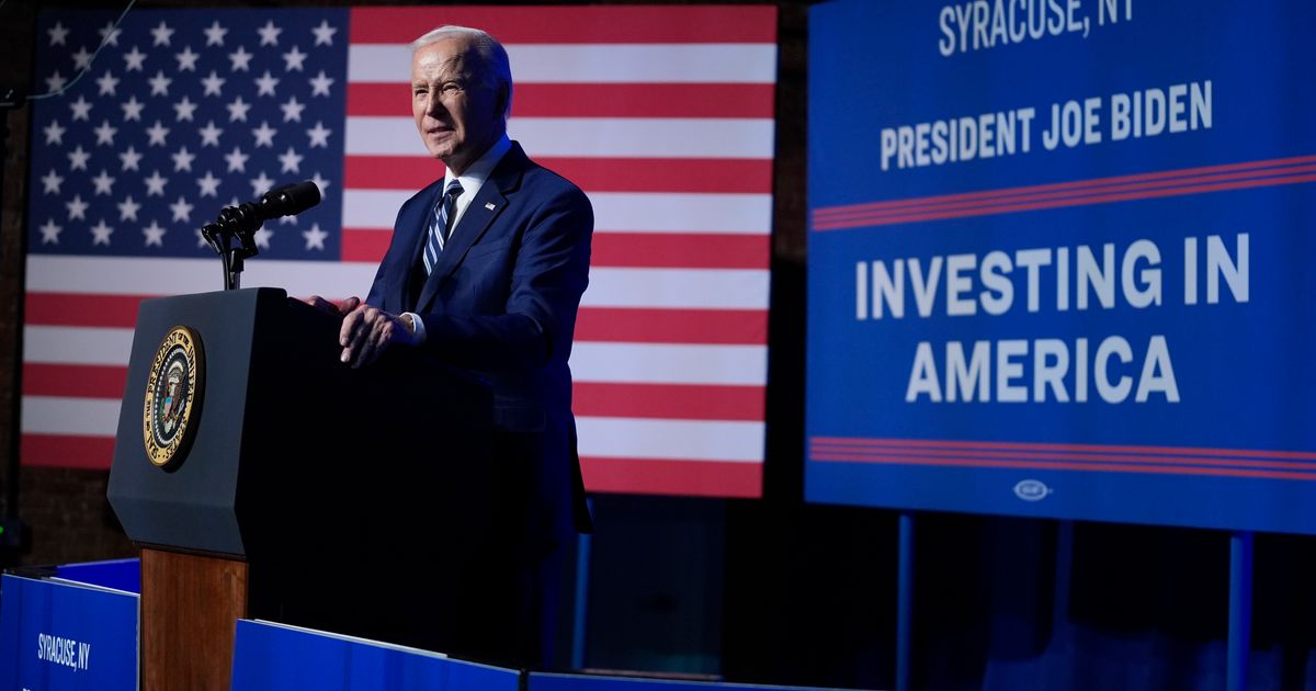 Biden celebrates computer chip factories, pitching voters on American ‘comeback’