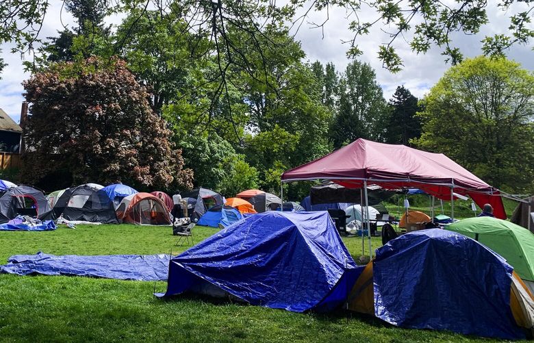 The majority of asylum seekers who spent the last week surviving in a Seattle city park have been moved to hotels and temporary housing, leaving behind around 25 people as of Tuesday May 7, 2024, according to the city of Seattle. Anyone who remains in the park on Thursday morning will be forced to leave, according to the city.