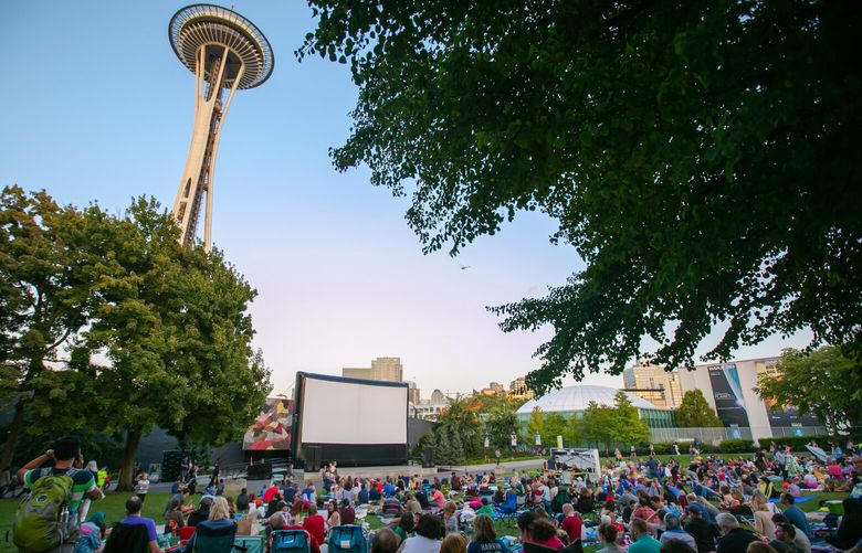 Movies at the Mural on July 30, 2016.
