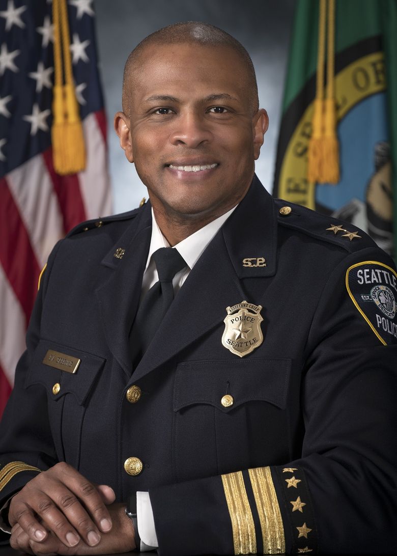 Capt. Eric Greening, a 30-year veteran of the Seattle Police Department, alleges that Chief Adrian Diaz retaliated against him when Greening brought up concerns about discrimination, according to the civil complaint filed Monday in King County Superior Court. (City of Seattle)