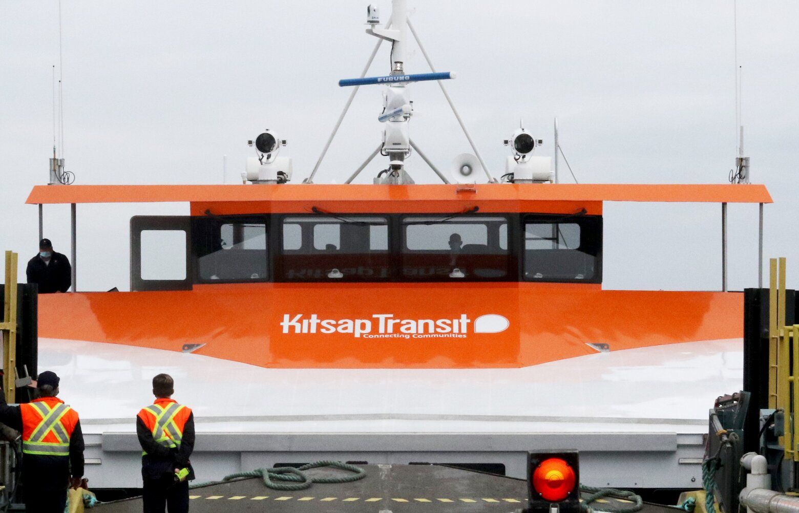 その他 KC-767J FIRST FERRY '06 SEATTLE Kitsap Transit launches Kingston-to-Seattle fast ferry