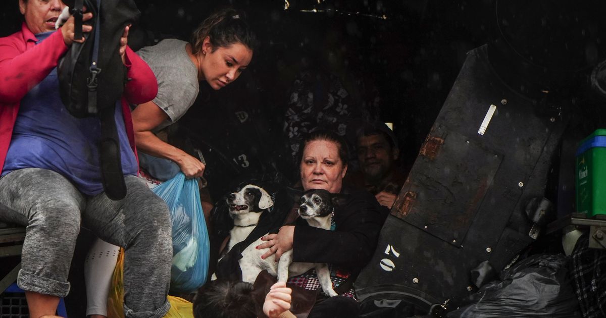 Southern Brazil has been hit by the worst floods in more than 80 years ...