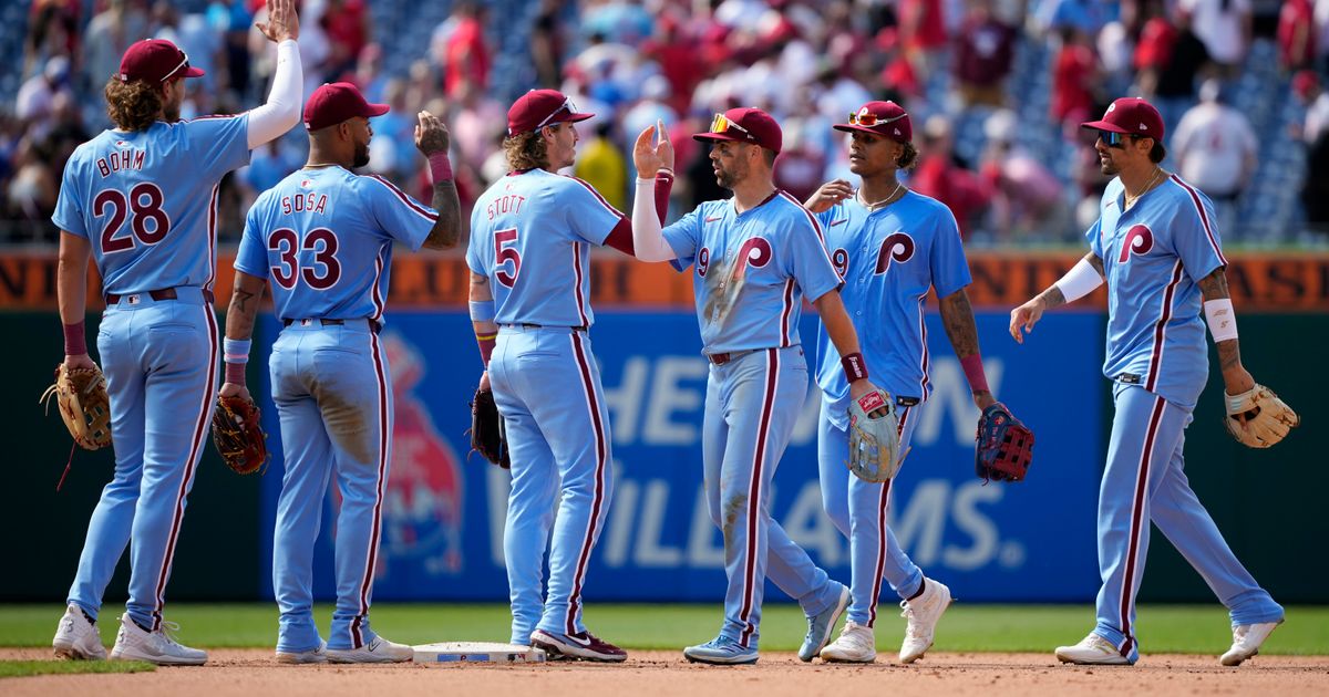 Fueled by postseason failures, the Phillies are riding high with the best  record in baseball | The Seattle Times