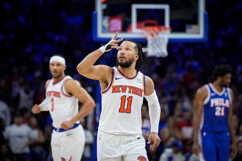 The Knicks advance to the Eastern Conference semis with a 118-115 Game 6 win over the 76ers | The Seattle Times