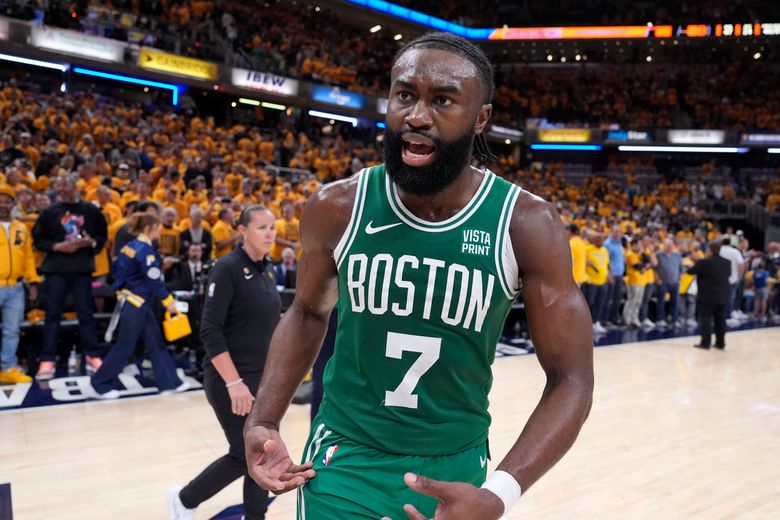 Celtics rally late again to close out Pacers for 4-0 sweep in Eastern  Conference finals | The Seattle Times