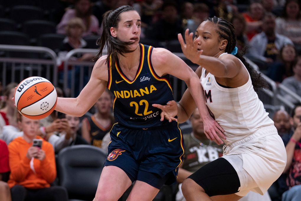 Raucous crowd roars its approval for Caitlin Clark in her home debut with  Fever, an 83-80 win | The Seattle Times