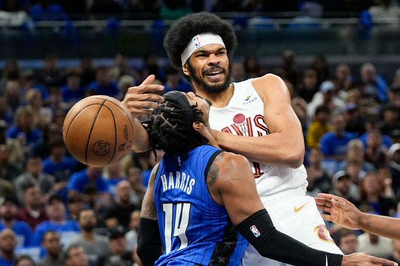 Cavs center Jarrett Allen is out for Game 7 vs. Magic with rib injury,  missing 3rd game in series | The Seattle Times